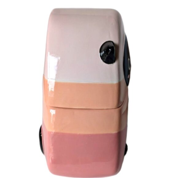 NWT Halloween Candy Corn Cat Jar Canister - Picture 2 of 6